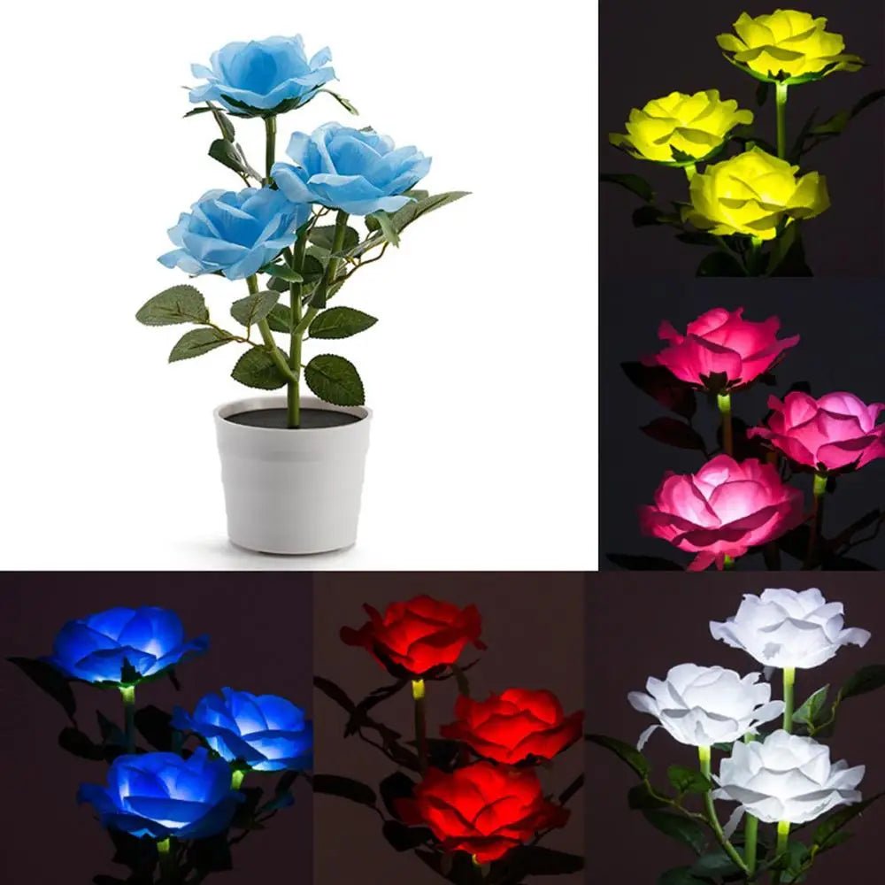 SolarBloom - Solar Energy Lotus Flower Garden Lamp – Decorative LED Outdoor Lighting