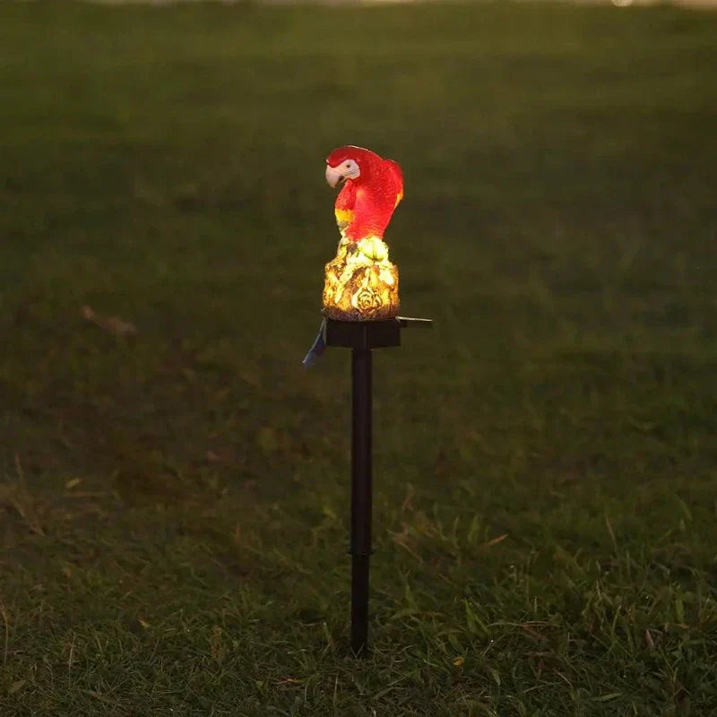SolarLumi – Lâmpada de Jardim Solar LED Decorativa com Pássaro – Resistente ao Tempo e Poupa Energia