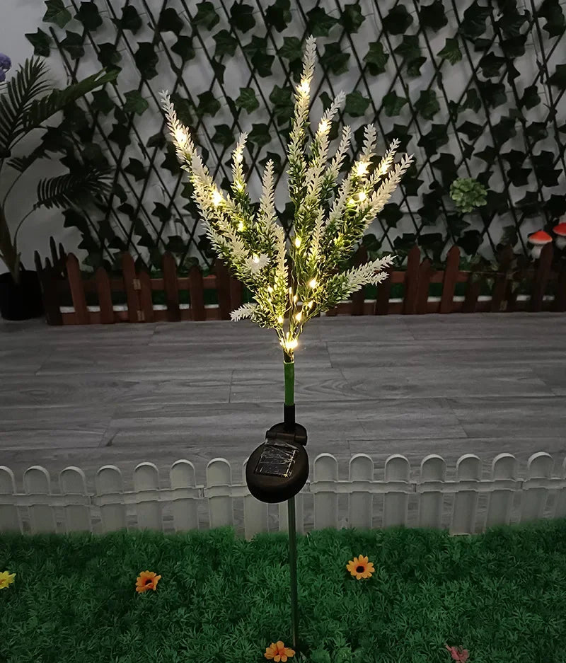 SolarGlow – Solar LED Garden Flower Lighting – Decorative Lavender Outdoor Lamps