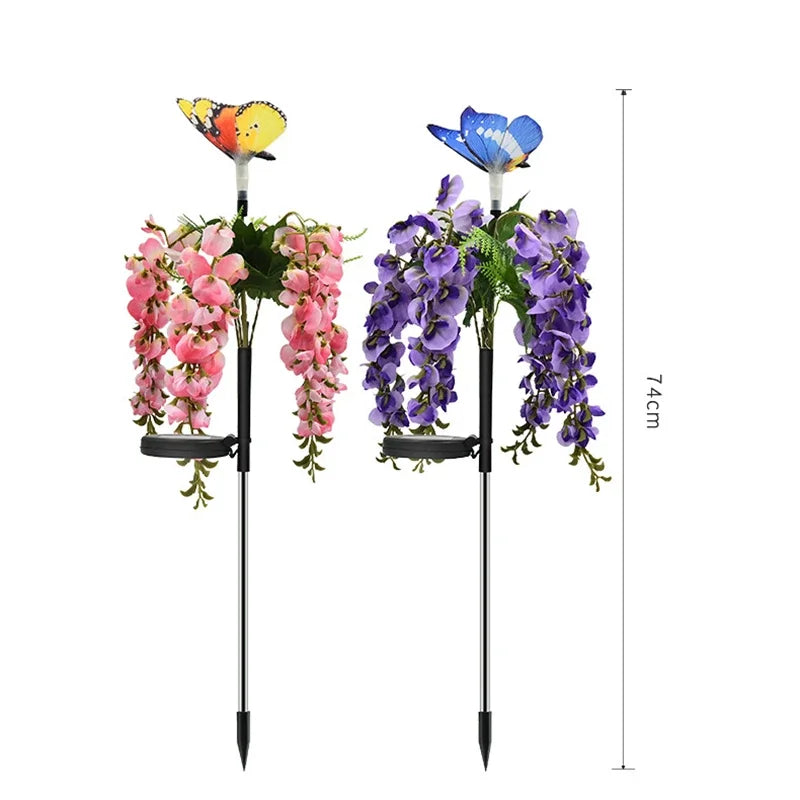 LumiBloom – Solar LED Flower Lights for Garden & Path – Weatherproof & Energy Efficient