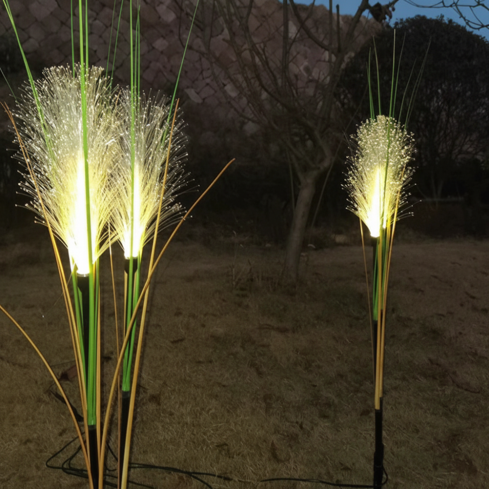 Zonne-riet tuinlamp