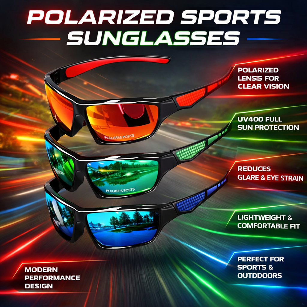 Sport Polarized Sunglasses UV400 Protection Outdoor
