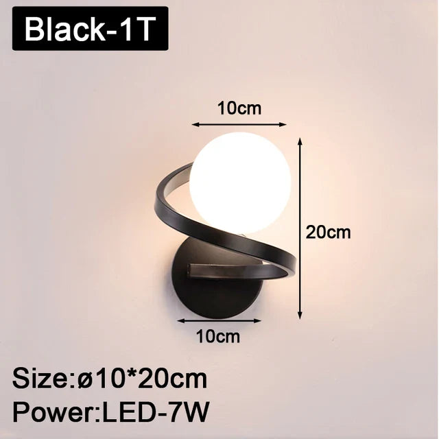 EclipseFlex - Black Copper Wall Lamp | Luxury LED Wall Lighting