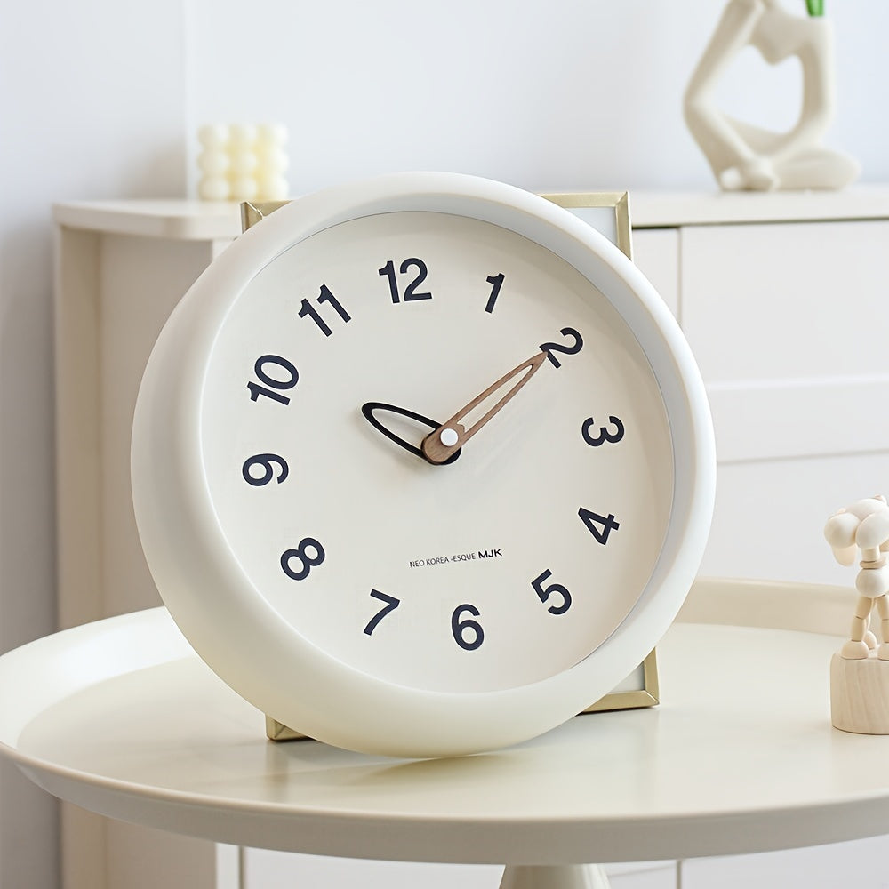 SilenceTime - Stille 10-Inch Wandklok voor Slaapkamer en Woonkamer