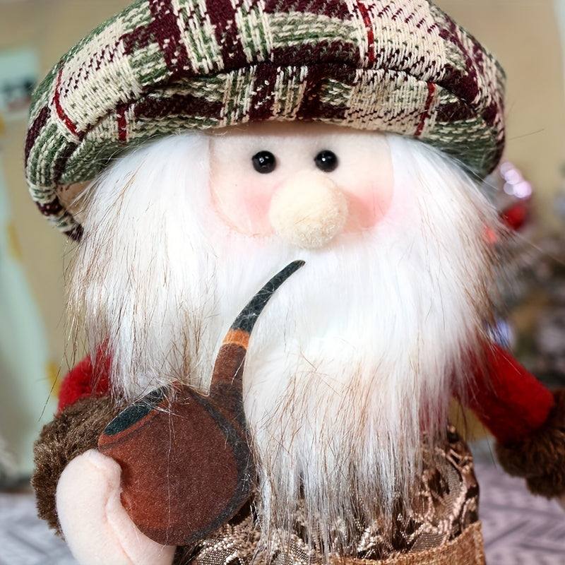 ClassicSanta - Checkered Santa Snowman Figure