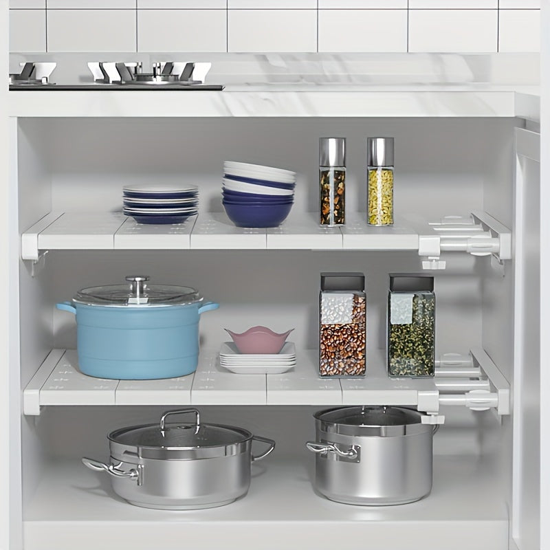 FlexRack - Adjustable Wall-Mounted Storage Rack with Retractable Technology