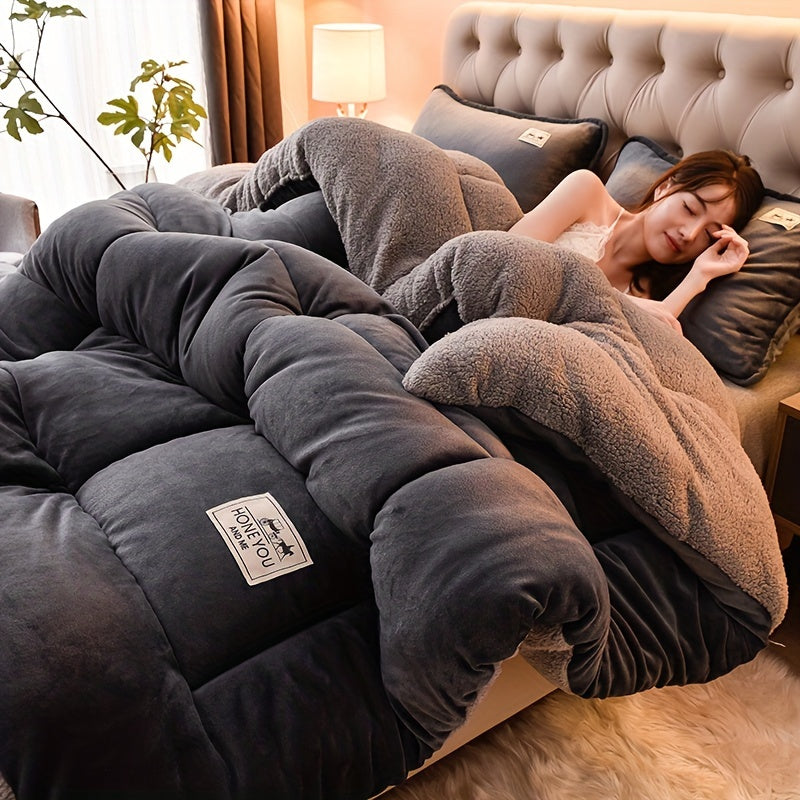 Coperta in pile Sherpa doppia faccia - Spessa, calda e morbida per tutte le stagioni - Perfetta per divano, letto, ufficio e viaggi