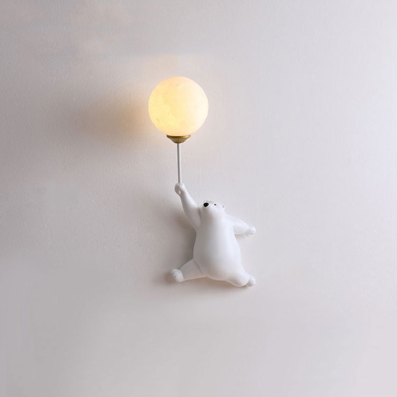 Fateh Design Lampada da Parete Interna a LED per Birra, Bianca, Cameretta/Camera da Letto