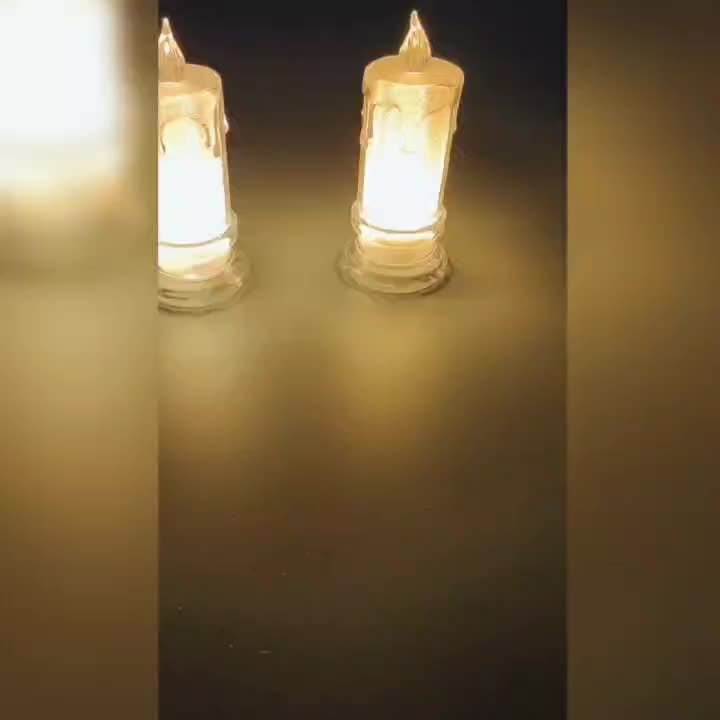 3 pezzi di Candele LED Senza Fiamma - Inclusi Batterie - Perfetti per Feste, Matrimoni e Decorazioni Atmosferiche