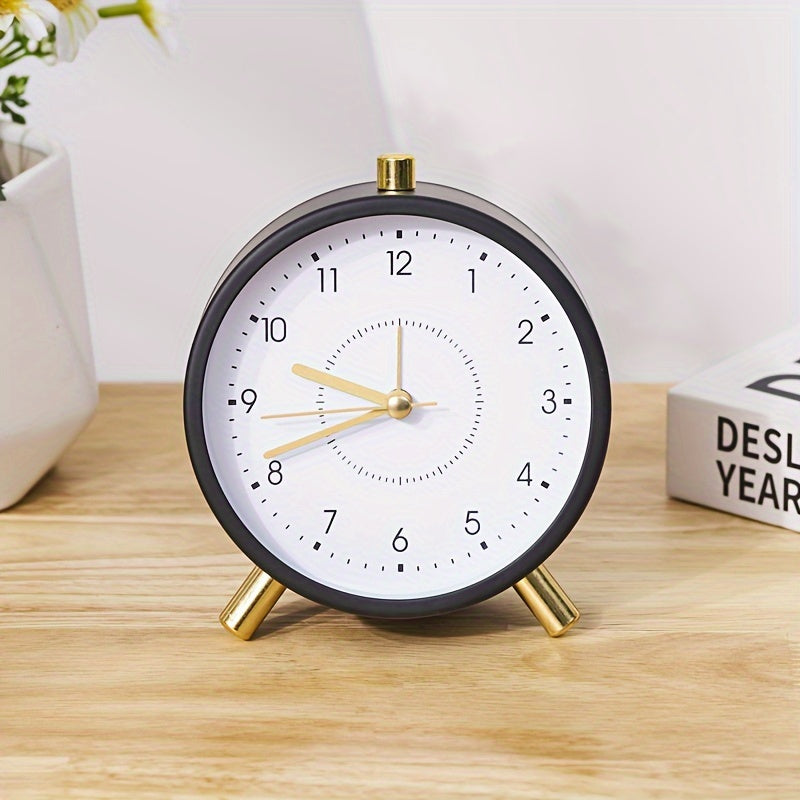 TimeSphere - Stylish Metal Alarm Clock with Night Light