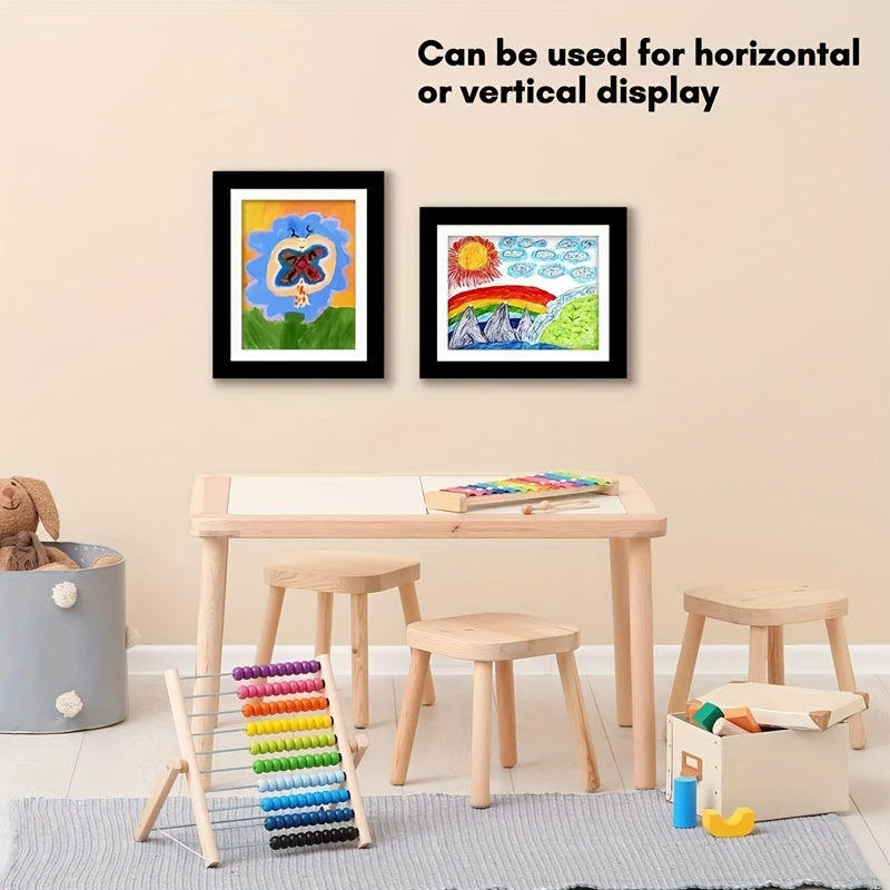 Marco de fotos magnético con frente intercambiable - Perfecto para pósters, fotos, pinturas y decoración de paredes para el hogar y la oficina