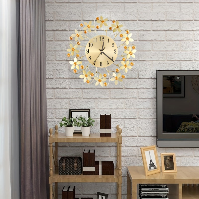 EleganceClock - Orologio da parete decorativo silenzioso 14 pollici