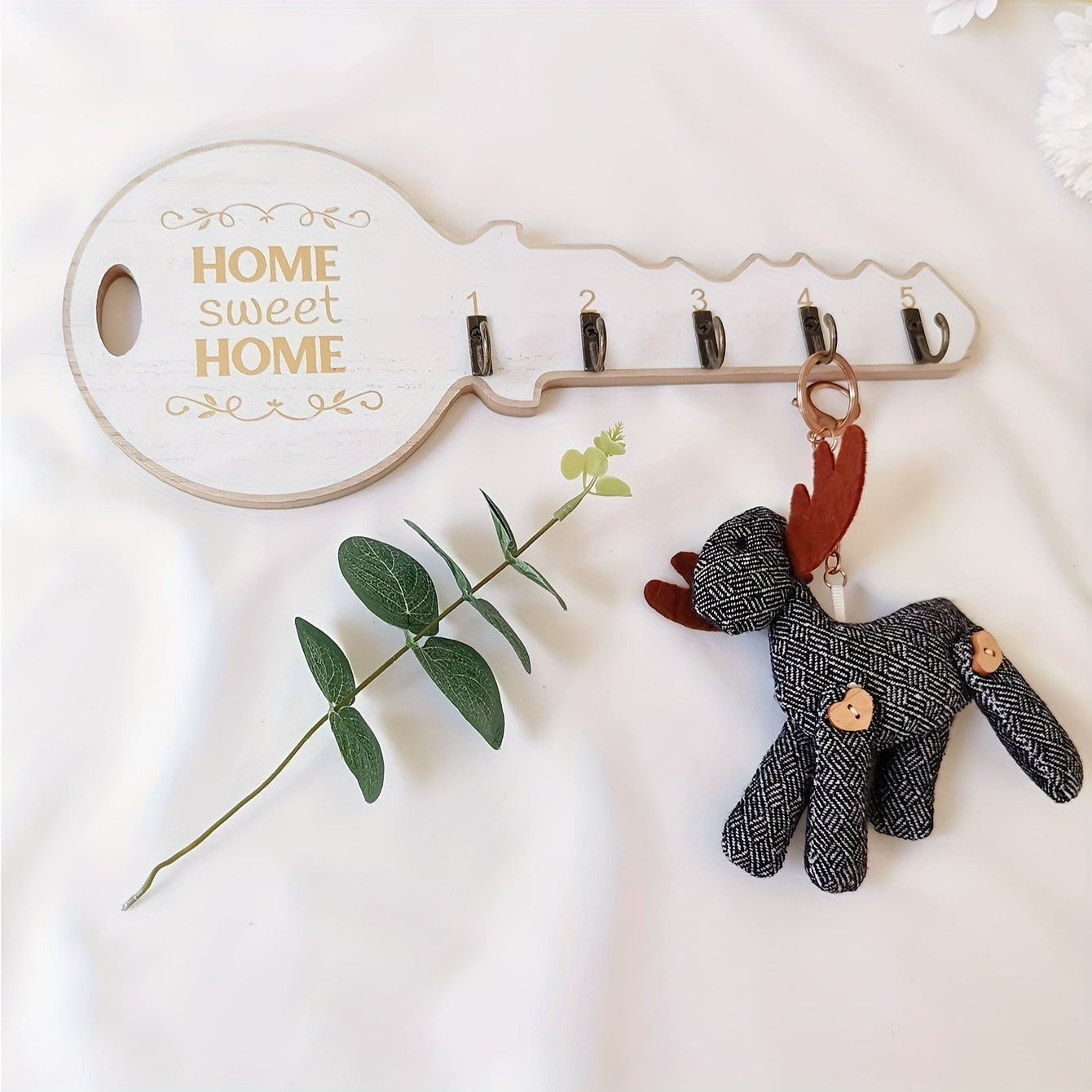 RusticHook - Retro Wand Decoration Floating Shelves with Key Hooks