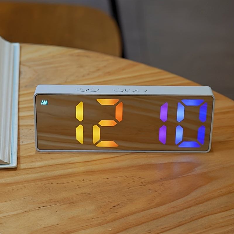 BrightTime - Multifunctional LED Alarm Clock with Date Display