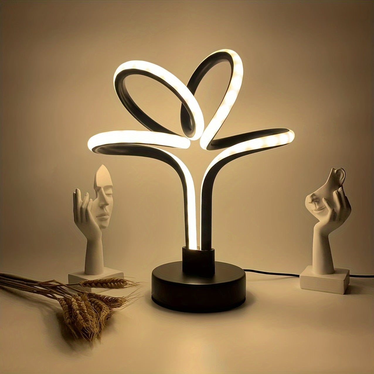 LumiNordic - Modern Nordic Inspired USB LED Table Lamp