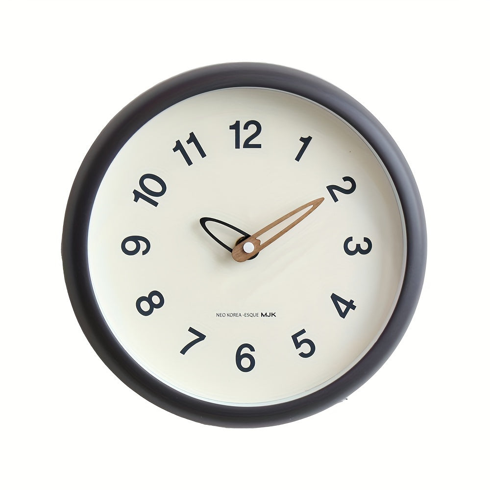 SilenceTime - Silent 10-Inch Wall Clock for Bedroom and Living Room