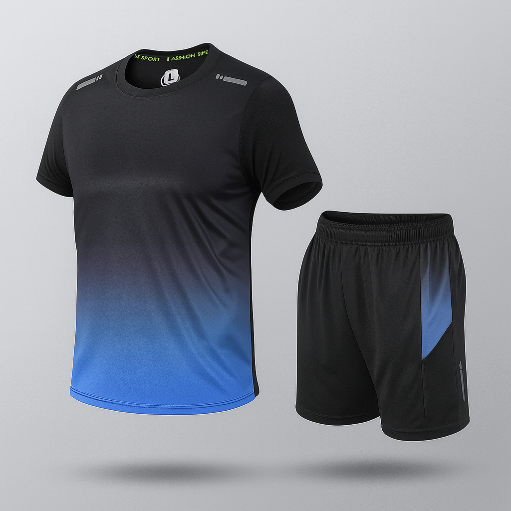 Abbigliamento Sportivo Set Sportivo Per Uomo Men's T-Shirt E Pantaloni - Image 1