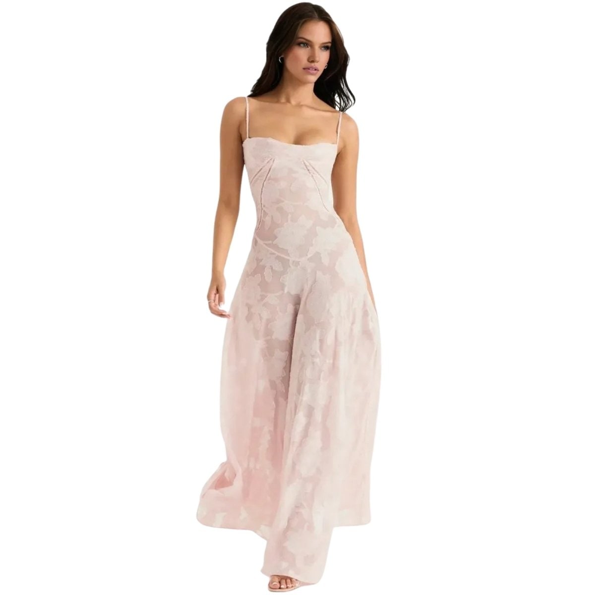 Abito Maxi Donna Corsetto Schiena Allacciata - Image 10