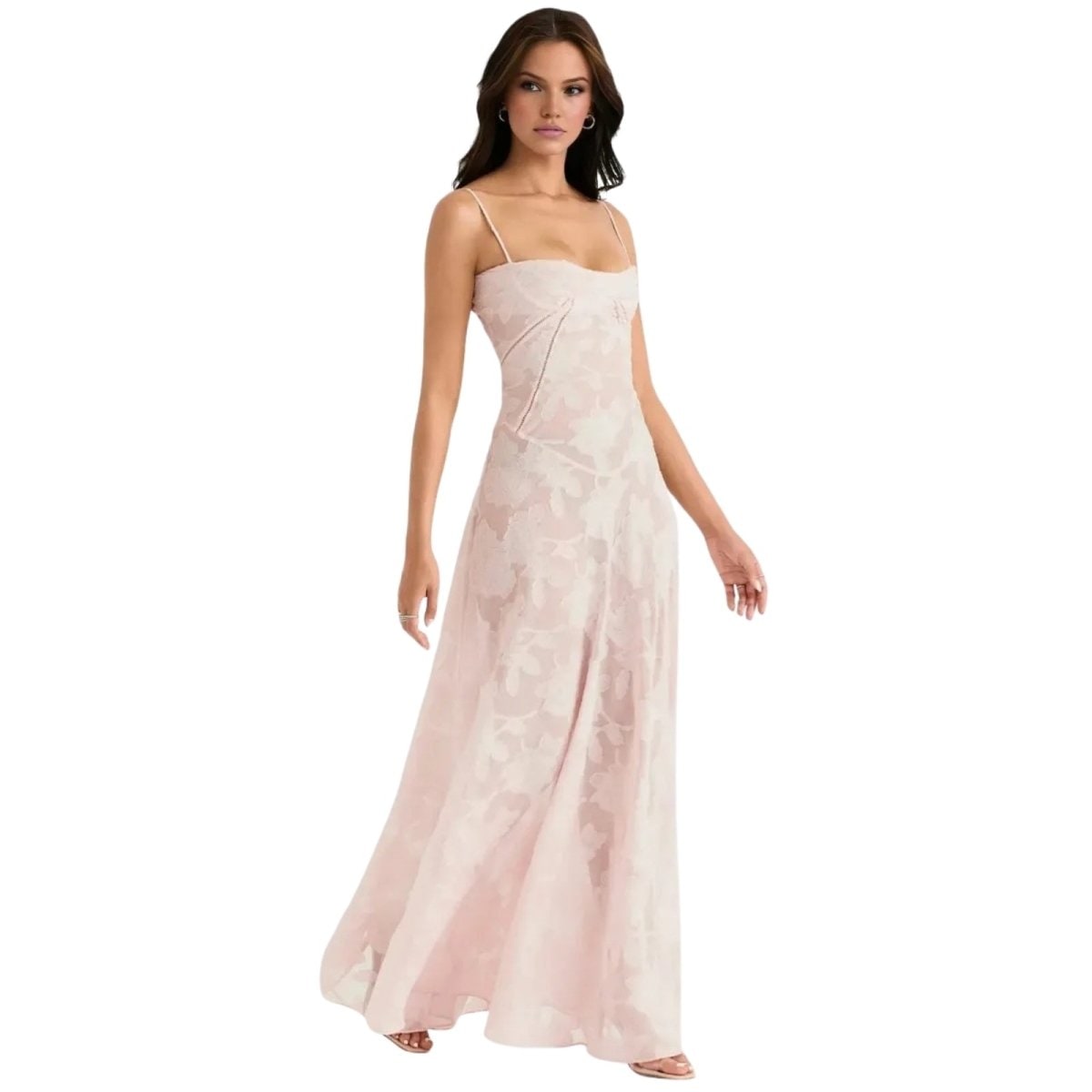 Abito Maxi Donna Corsetto Schiena Allacciata - Image 11