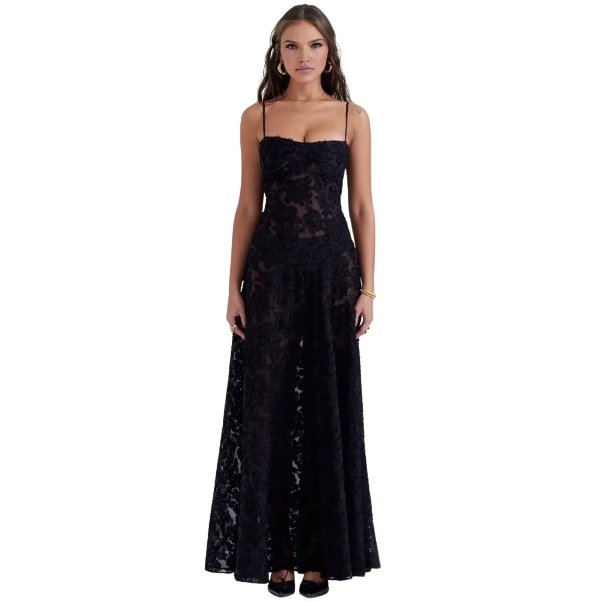 Abito Maxi Donna Corsetto Schiena Allacciata - Image 15