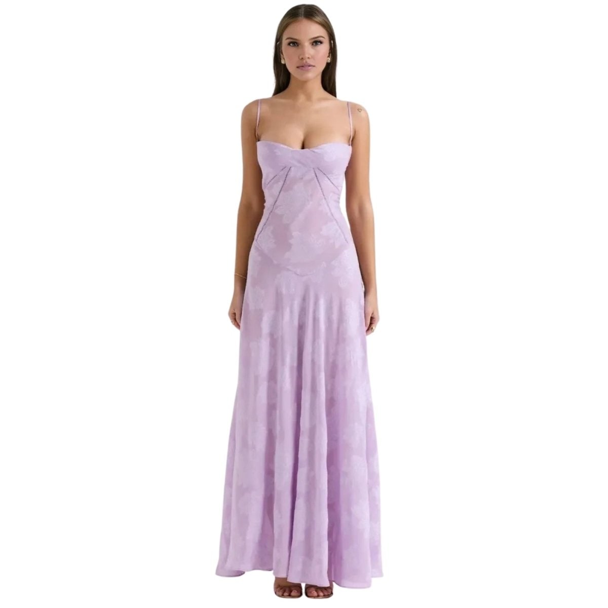 Abito Maxi Donna Corsetto Schiena Allacciata - Image 21