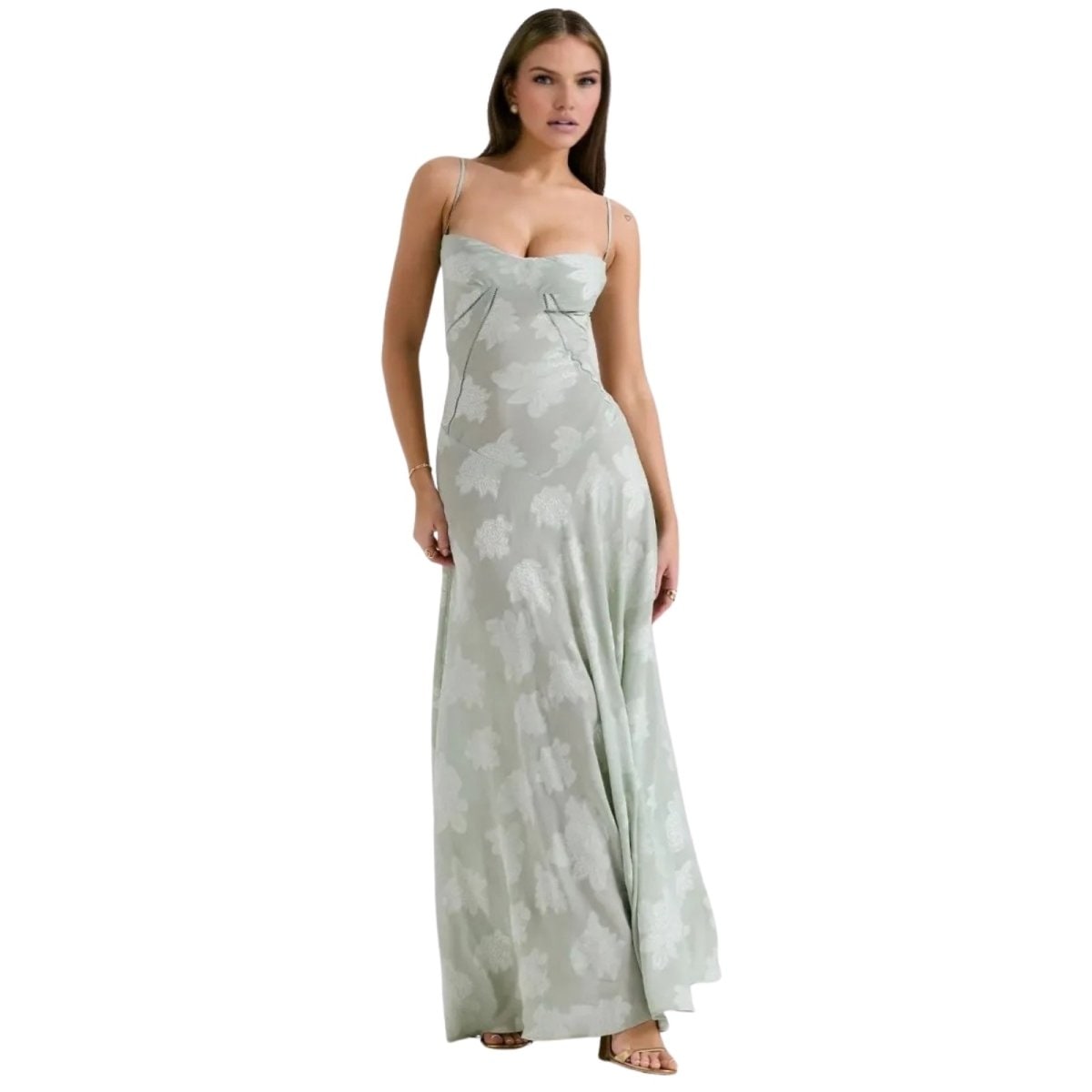 Abito Maxi Donna Corsetto Schiena Allacciata - Image 30