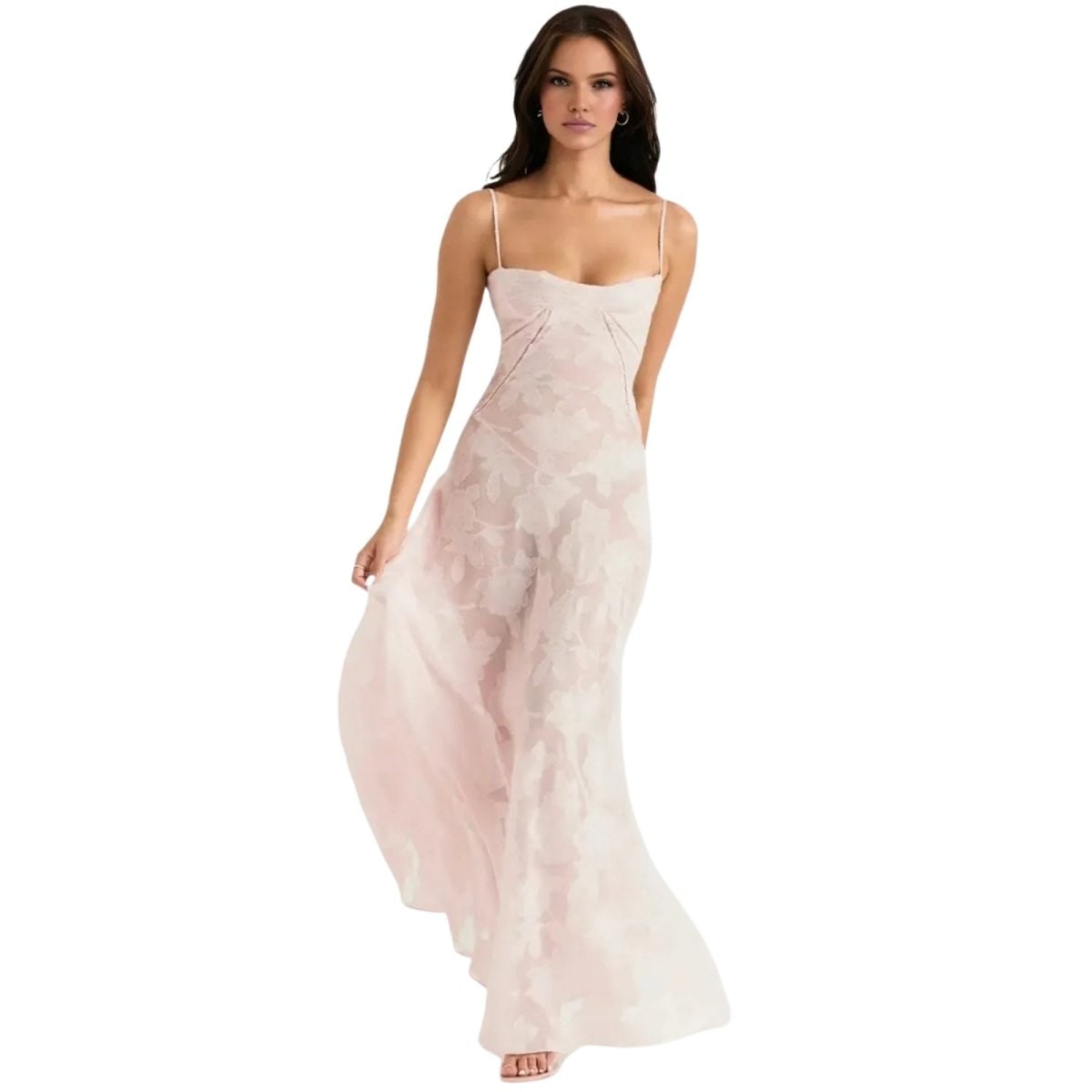 Abito Maxi Donna Corsetto Schiena Allacciata - Image 9