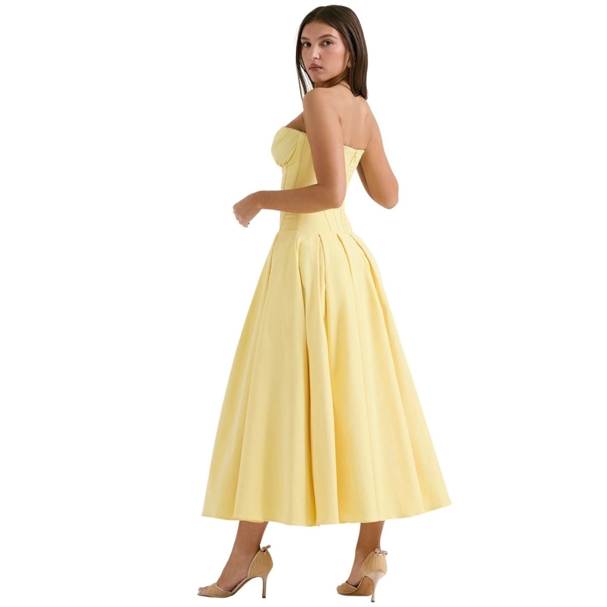 Abito Midi Donna Corpetto Scolpito - Image 27