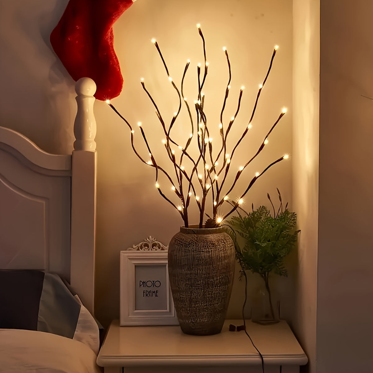 TwinkleBranch - 20 LED Taklichten, Batterijgevoed, Decoratieve Verlichting