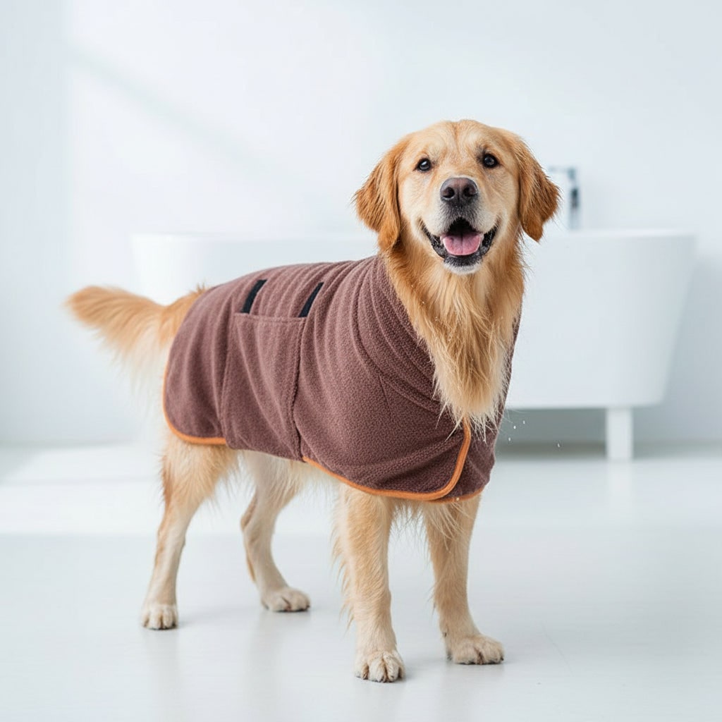 Accappatoio Cane Assorbente Asciugatura Rapida - Image 3