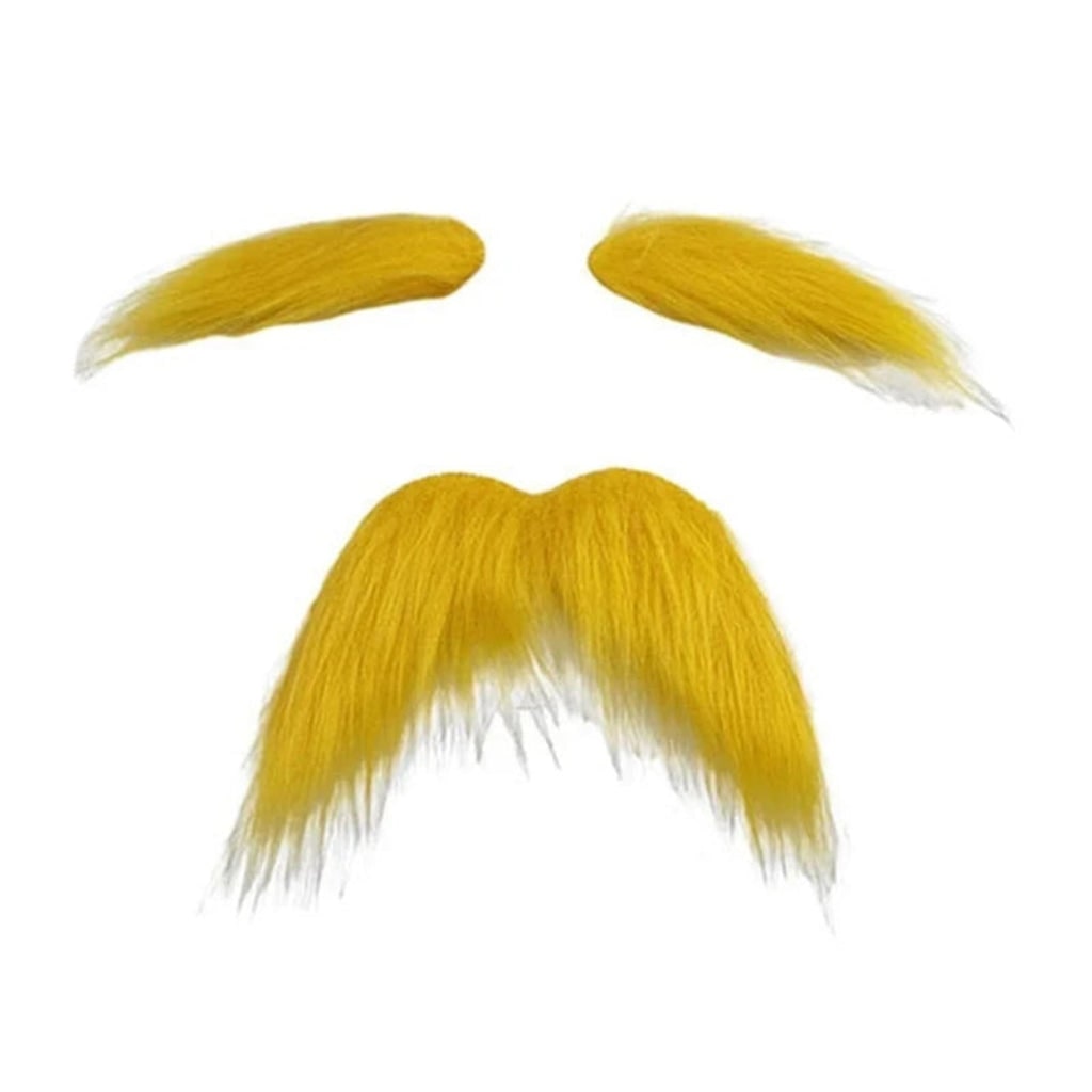 Accessori Halloween Set Baffi Sopracciglia Costume Divertente - Image 4