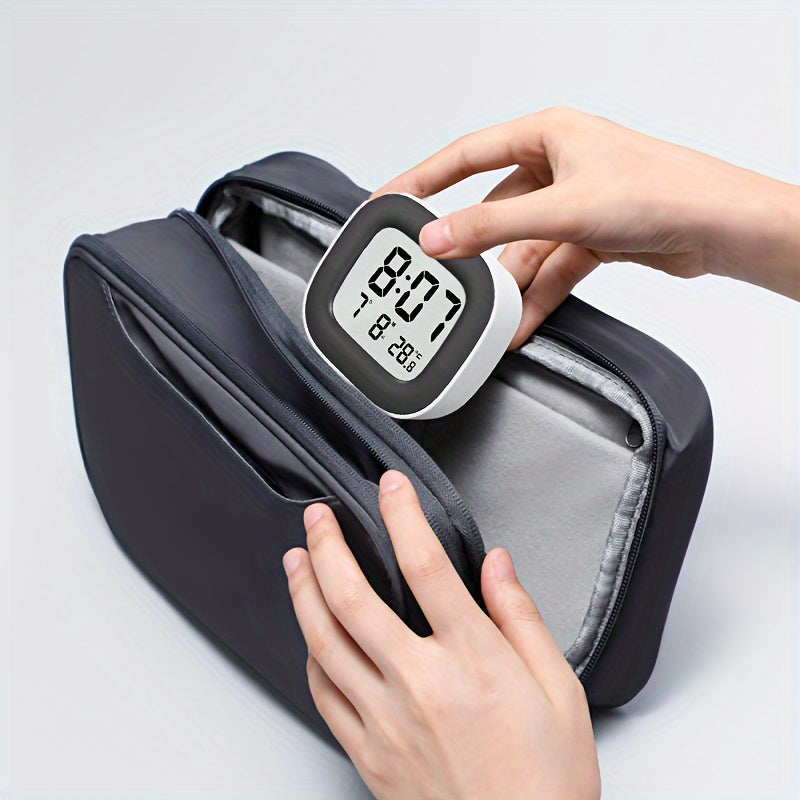 TimeView - Mini Digital Alarm Clock with Temperature Display