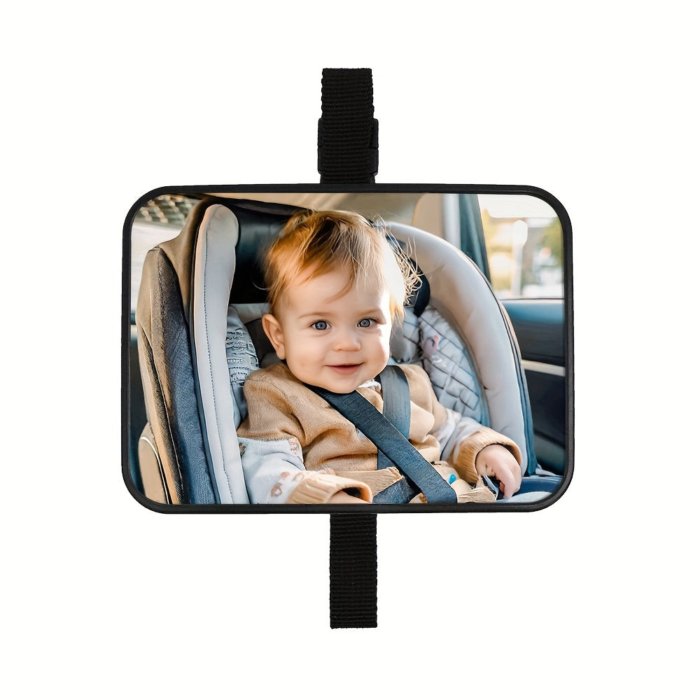 Espelho Retrovisor de Automóvel Testado e Certificado à Prova de Quebras para Bebés Virados para Trás - Visão Ampla