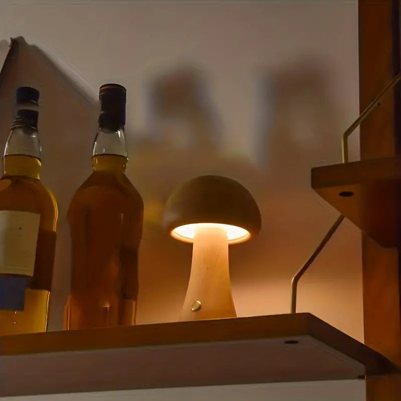 GloedGilde - Crea un'illuminazione suggestiva con lo stile fungo Bella lampada da tavolo di GloedGilde