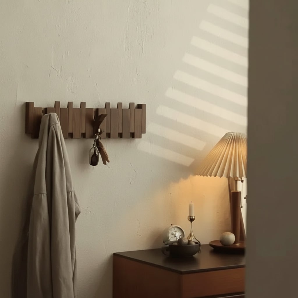 Appendiabiti Legno Parete Design Multi Gancio - Image 12