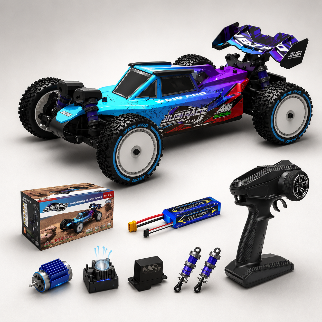 Auto Radiocomandata Fuoristrada 4WD RC Alta Velocità - Image 3