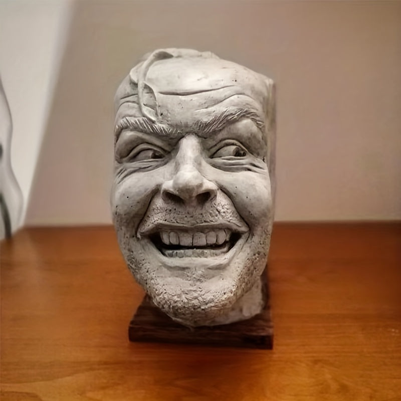 SpookyDecor - Halloween Resin Bookends - Scary Table Ornaments for Indoor & Outdoor
