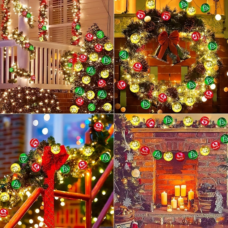 DecoGlow - Art Deco LED Light String Snow Globe