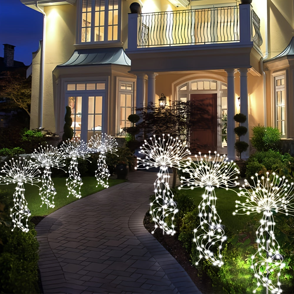 SolarBloom - Lâmpada de Jardim a Energia Solar com 8 Modos de Iluminação