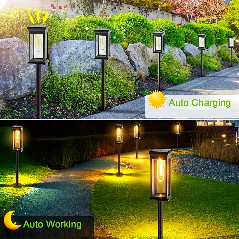 SolarLux - 4-piece Set Solar Garden Lighting IP44 Waterproof