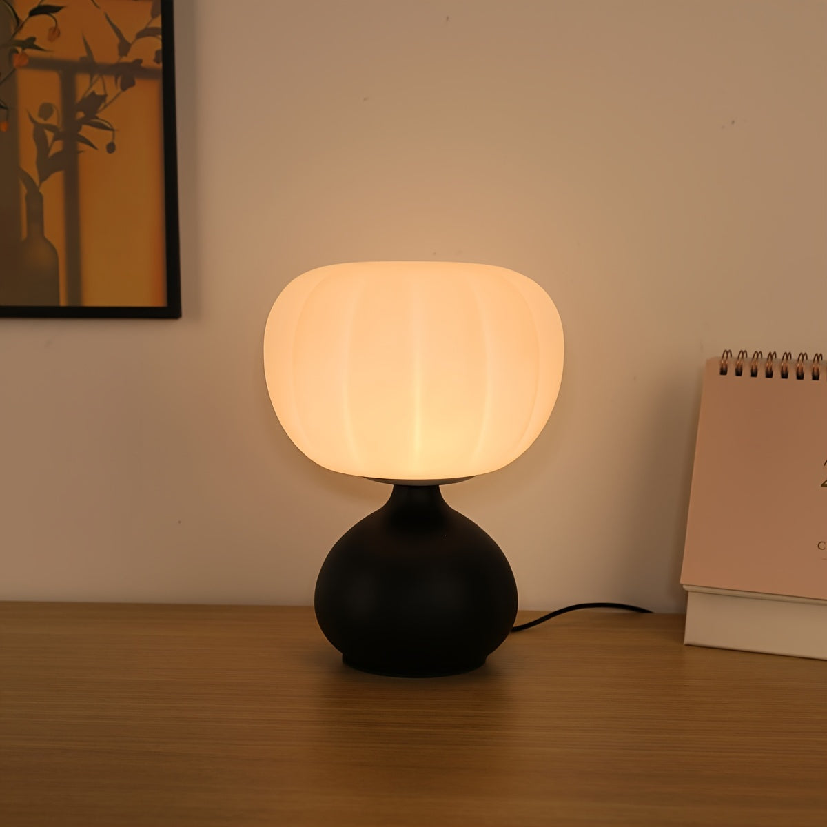 Pumpkin Lamp - 3-Color LED Table Lamp