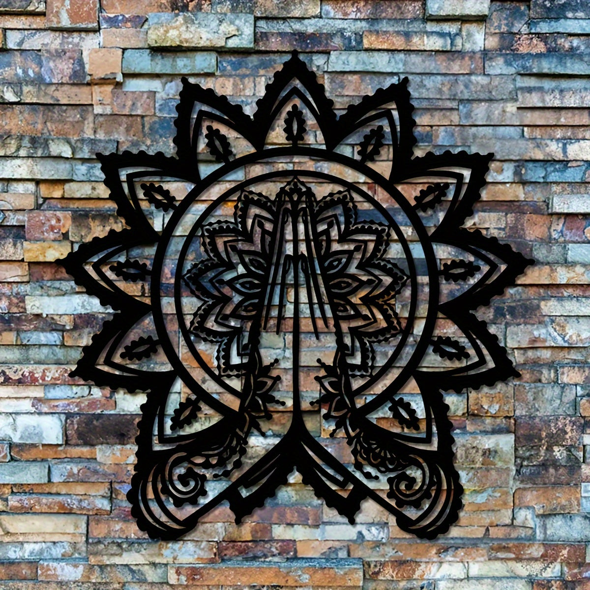 YogaMandala - Iron Meditation Wall Art