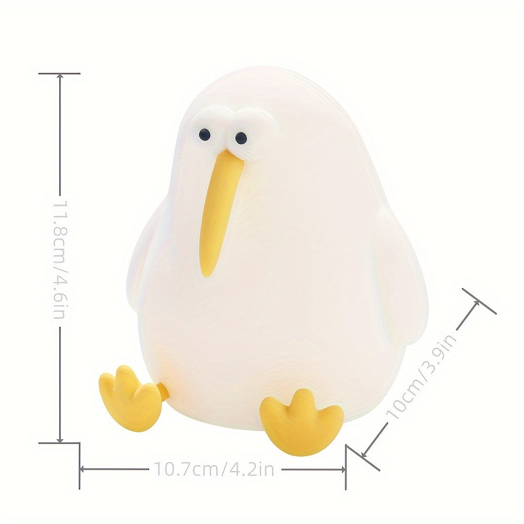 KiwiGlow - KiwiBird LED Night Light, USB Rechargeable with Dimmable Touch Sensor