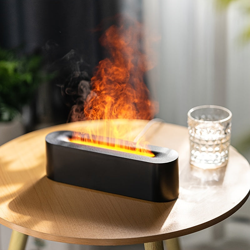 FlameGlow - USB Aroma Lamp with Flame Effect and RGB Lighting