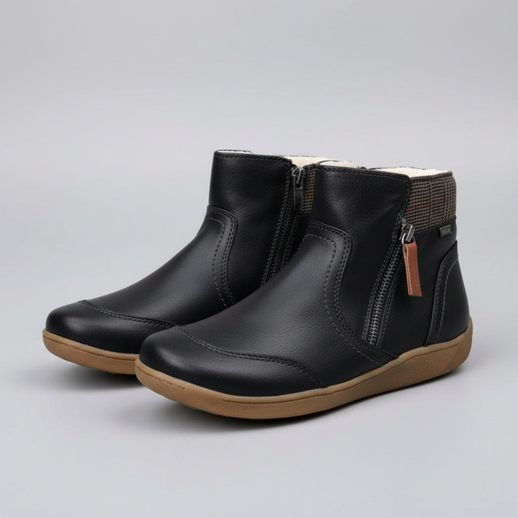 Womens Ankle Boots Orthopedic Waterproof Leather Non Slip Comfort