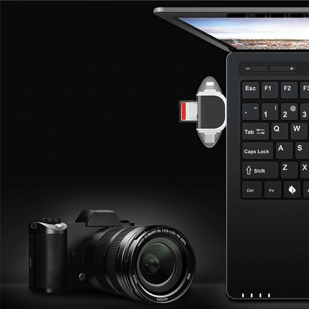 USB 4-In-1 Gegevensoverdracht Adapter Snelle Synchronisatie Laden