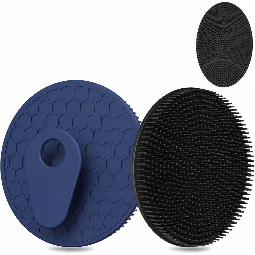 Shower Brush Silicone Body Brush Ergonomic Grip