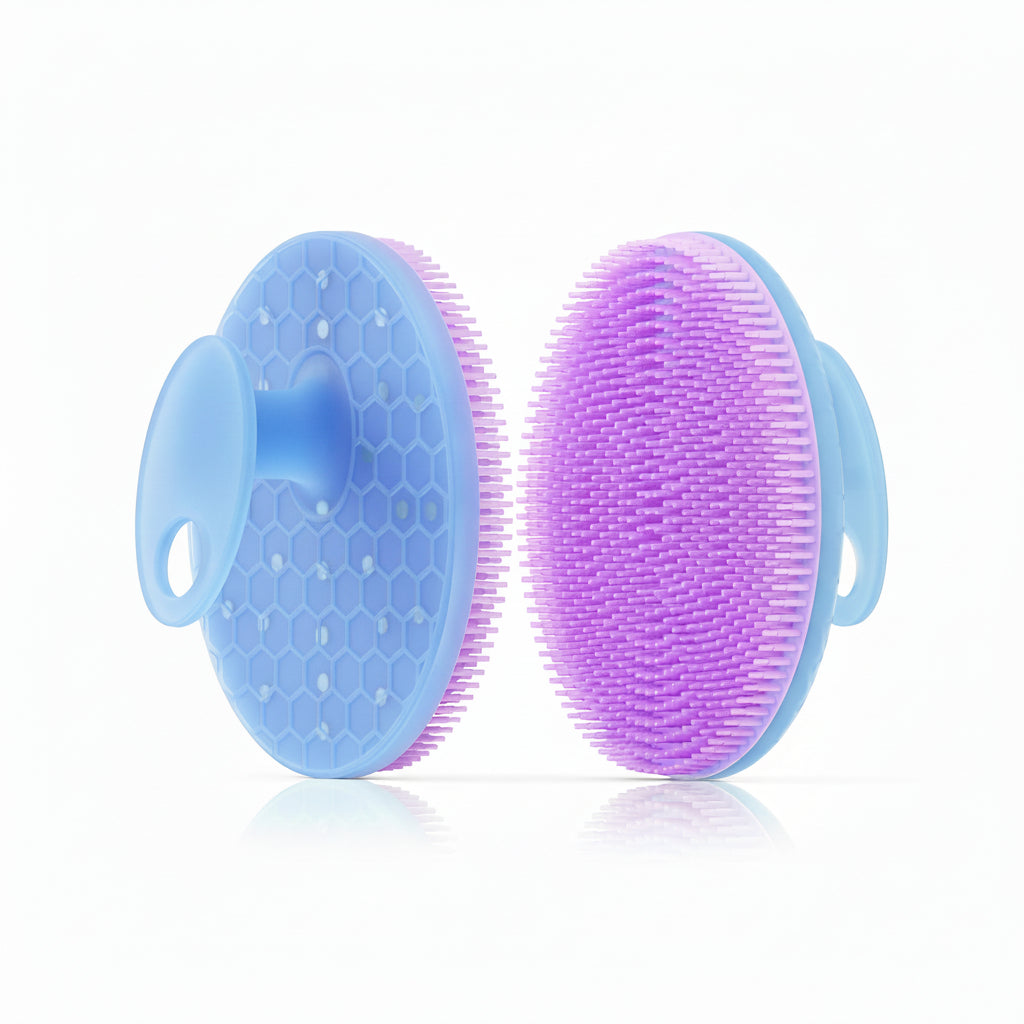 Shower Brush Silicone Body Brush Ergonomic Grip