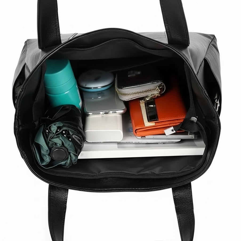 Borsa Tracolla Pelle Stile Retrò Superficie Liscia - Image 4