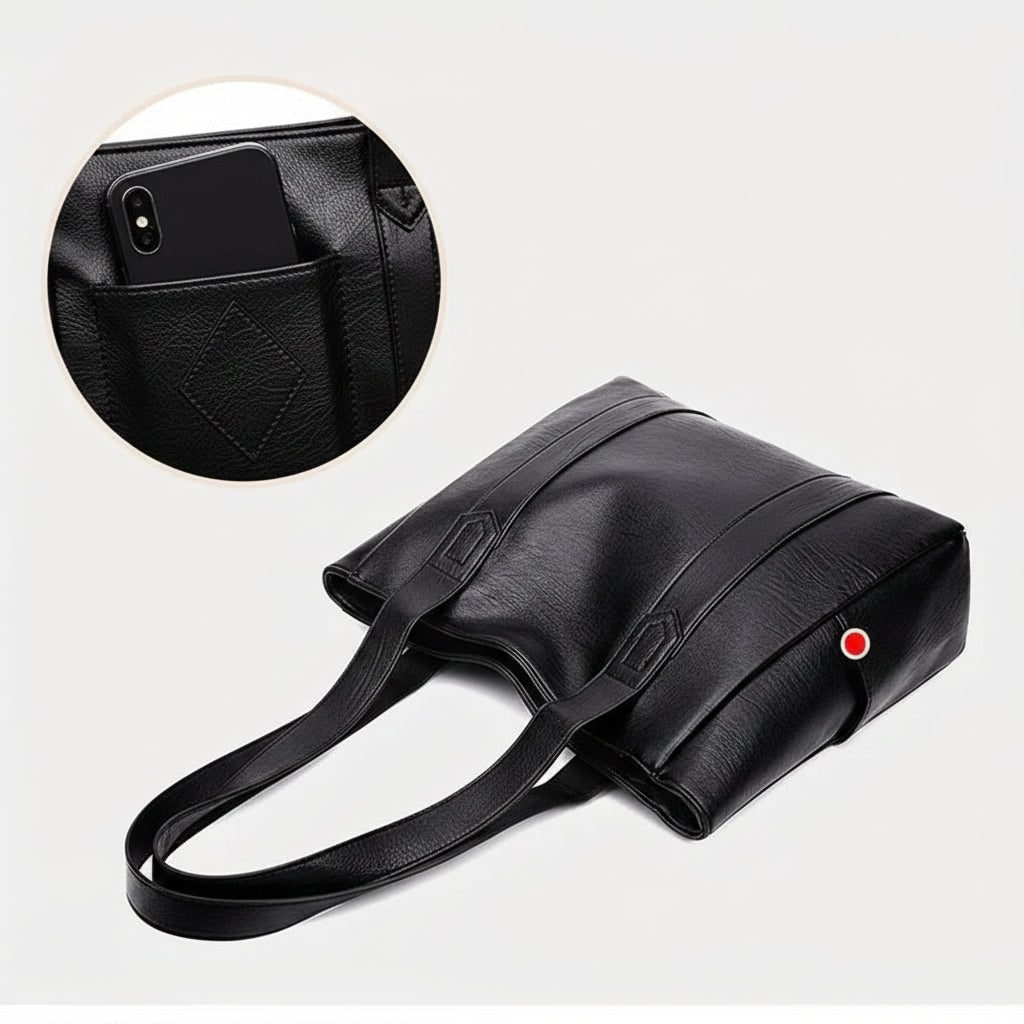 Borsa Tracolla Pelle Stile Retrò Superficie Liscia - Image 5